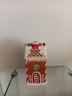 Ceramic Gingerbread House Christmas Decoration