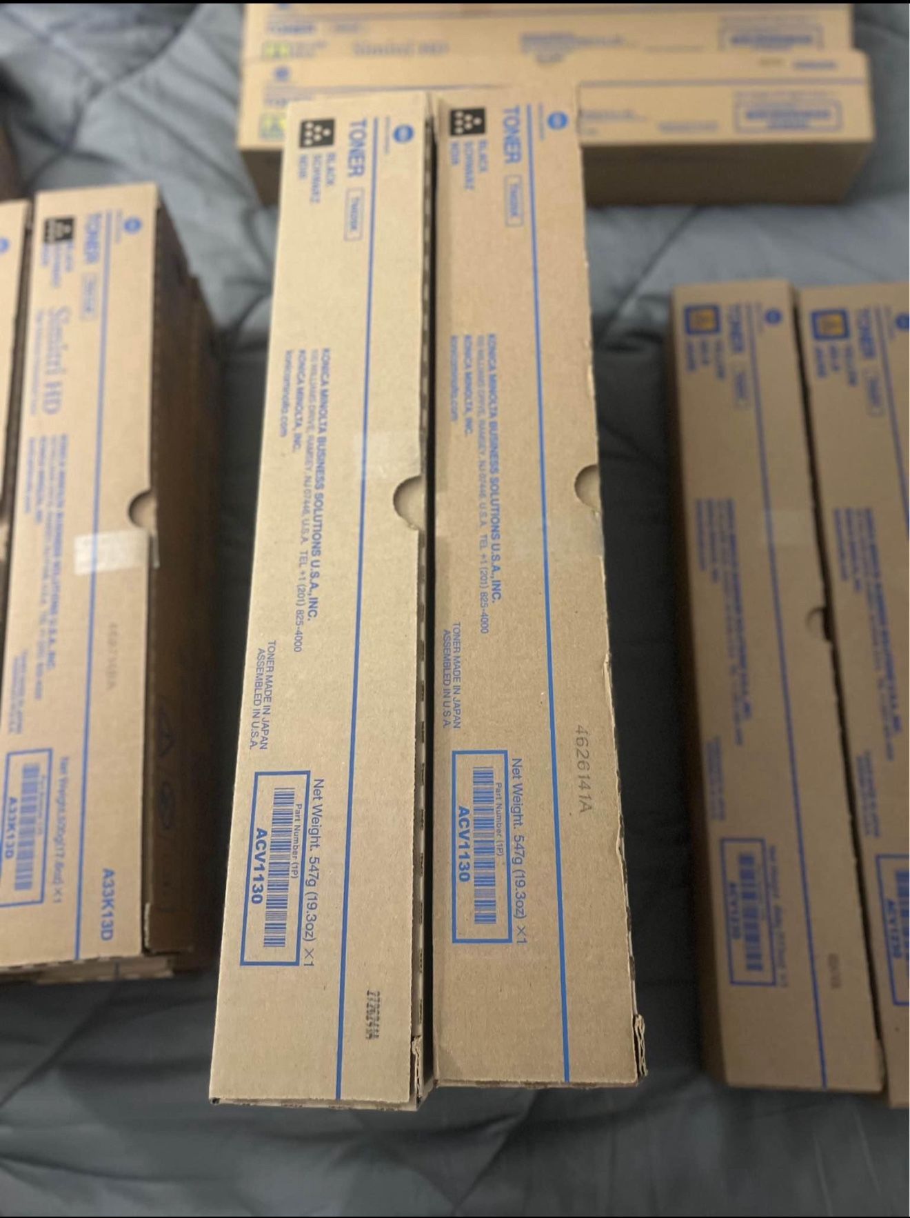 Konica Minolta Toner TN626K (ACV1130), TN512JK (A33K13D) Different Colors