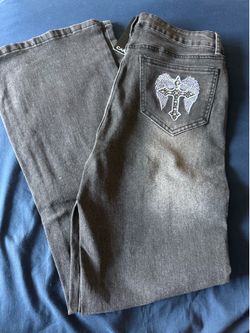 Low Rise Flare Jeans