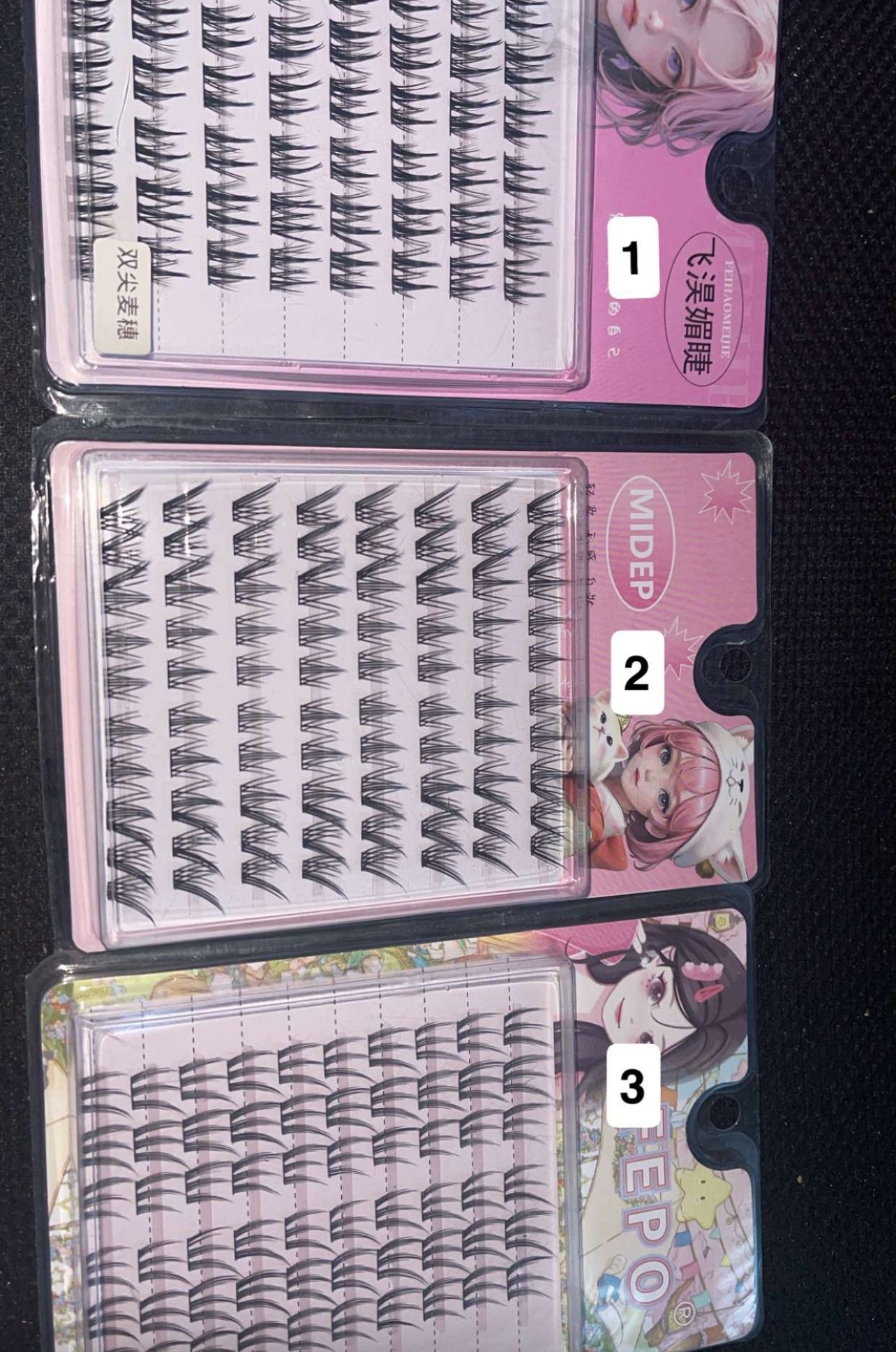 Lashes $3