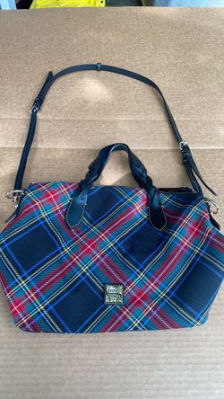 Dooney & Bourke Plaid Satchel Bag