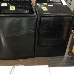 Samsung Washer AND Dryer Set Wa50rav  AND  Dve45tp 7