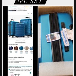 New set Of 3 Luggage’s New Never Opened