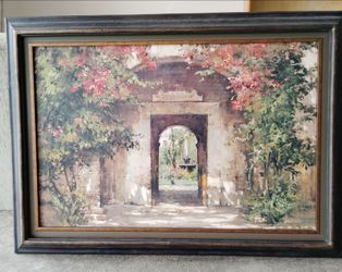 Floral Doorway Picture