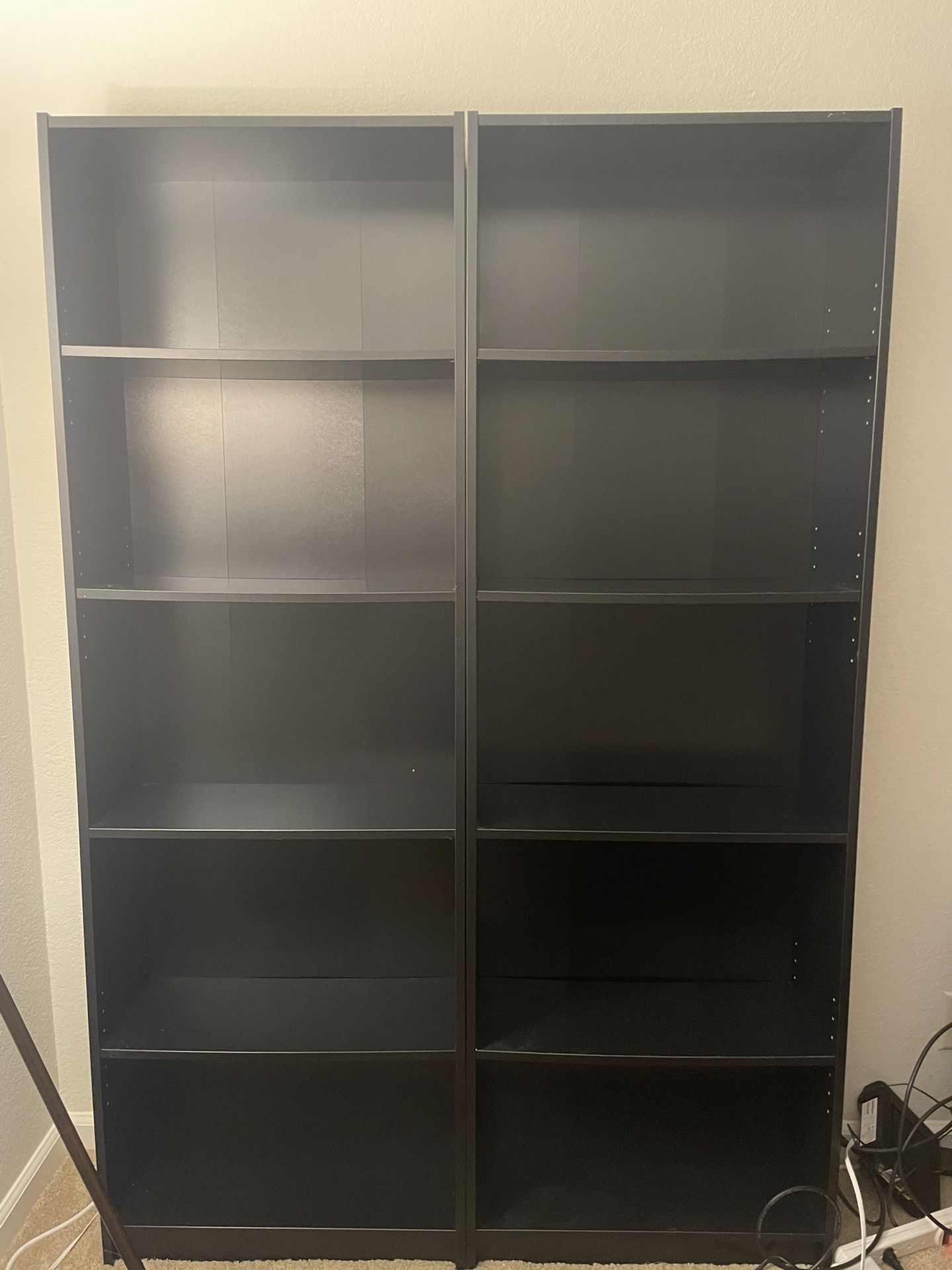 FINNBY Bookcase, black, 23 5/8x70 7/8 " IKEA