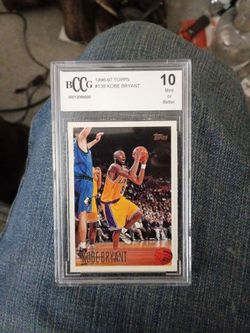 1996-97 Topps Kobe Bryant Rookie Graded