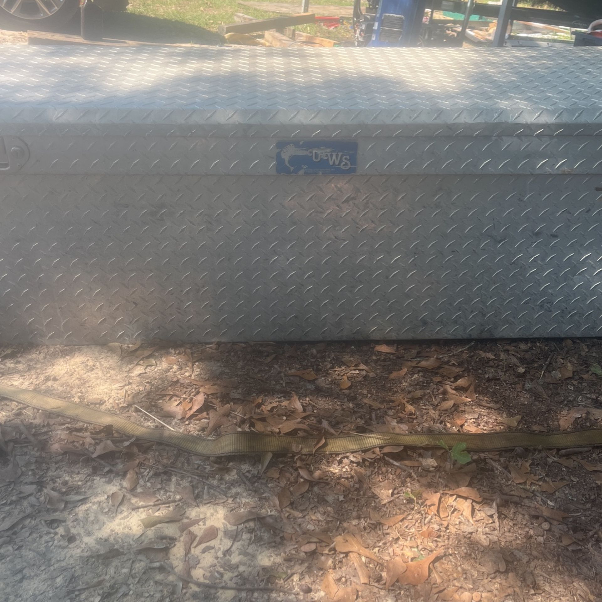 Diamond Plate Tool Box.   $50 