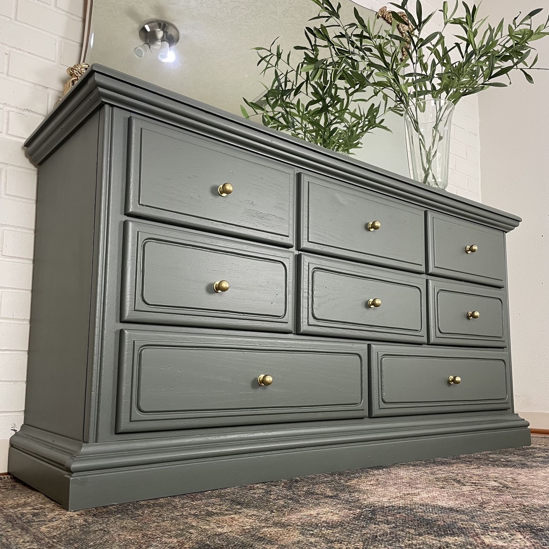 olive green dresser Hampshire 50" Olive Green 6-Drawer Kids Dresser + Reviews