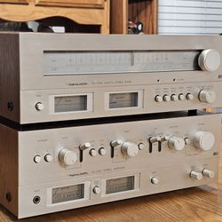 Realistic AM FM Stereo Tuner TM1001 And Stereo Amplifier SA2001