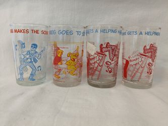 4 Vintage 1971 & 1973 Archie Comics Collectors Glasses $20 EACH
