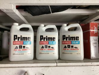 3 gallons of PRIME antifreeze BRAND NEW
