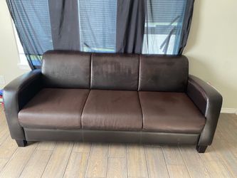 Brown sofa