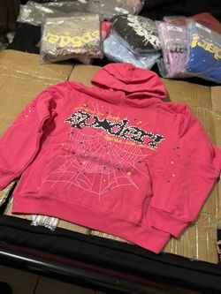 Sp5der P*NK V2 Hoodie - Pink