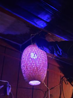 Wicker Lampshade