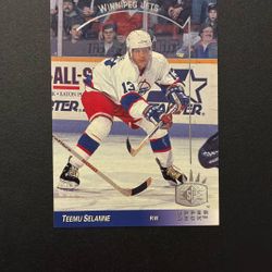 Teemu Selanne Upper Deck 1993 177 Jets