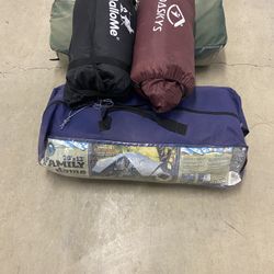 Family Tent Camping (2) + 2 Sleeping Bags $100 For All