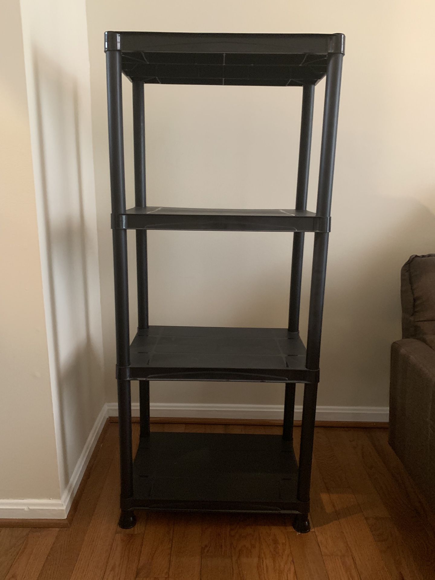 Book stand in black, in good condition.