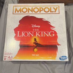 Monopoly Lion King 