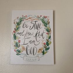 Hobby lobby “Be still And Know”