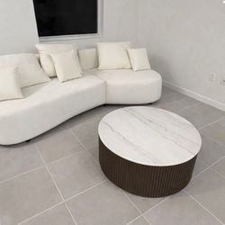 Sectional Sofa Curved New Modern 