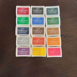 Variety Of Color Ink pads 
