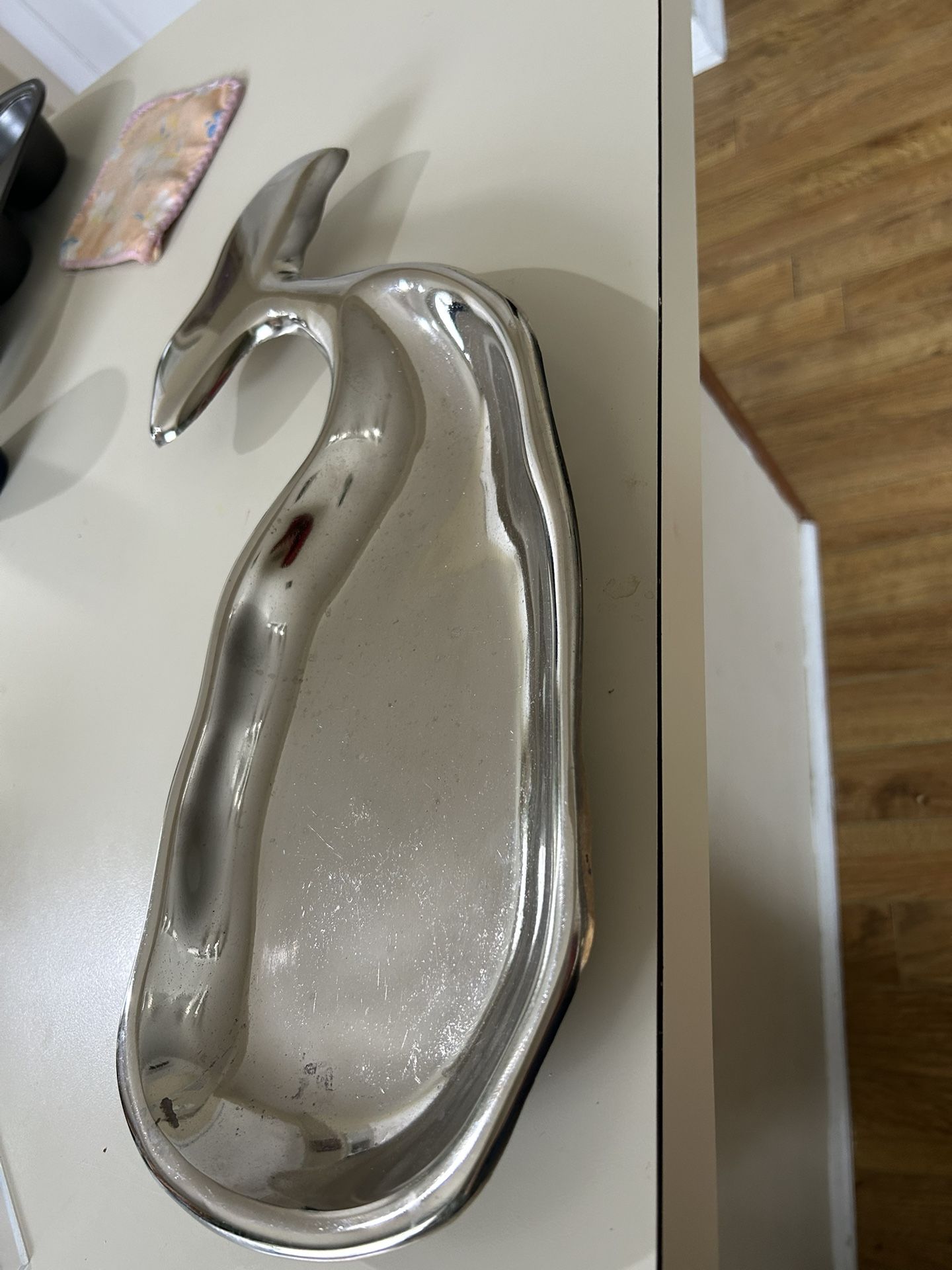 Dish In Fish Shape From Stainless Big Size