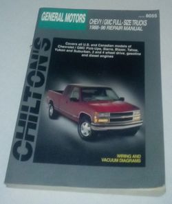 CHILTON'S CHEVY/GMC FULL-SIZE TRUCKS 88-96 REPAIR MANUAL
