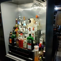 Solid Wood Back Bar With Build In Light