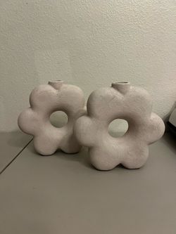 Ceramic flower vases