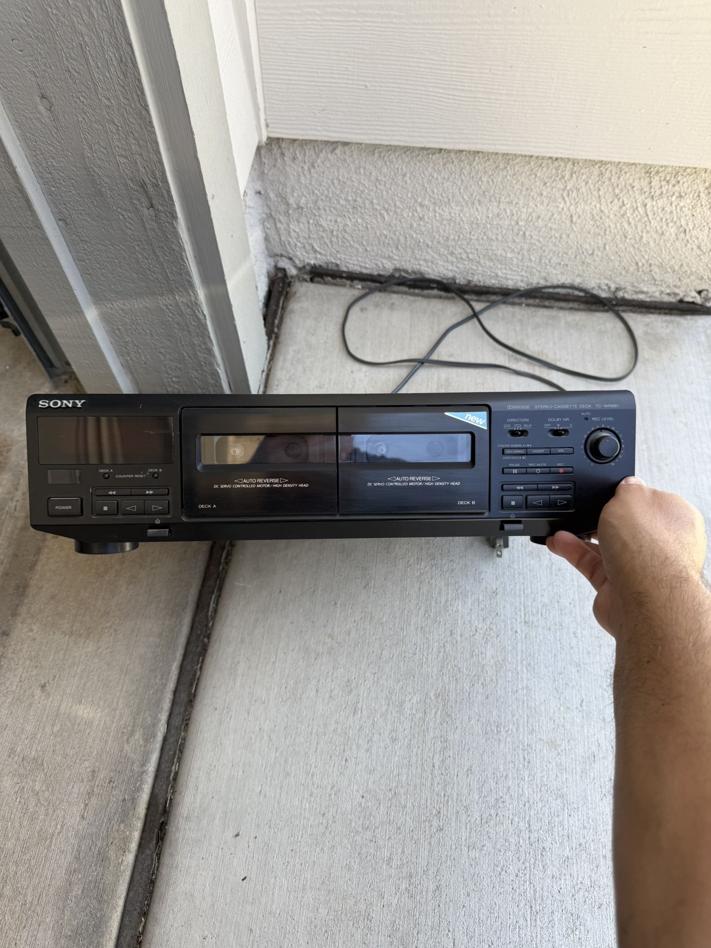 Sony stereo cassette deck in great condition!