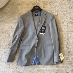 gray suit