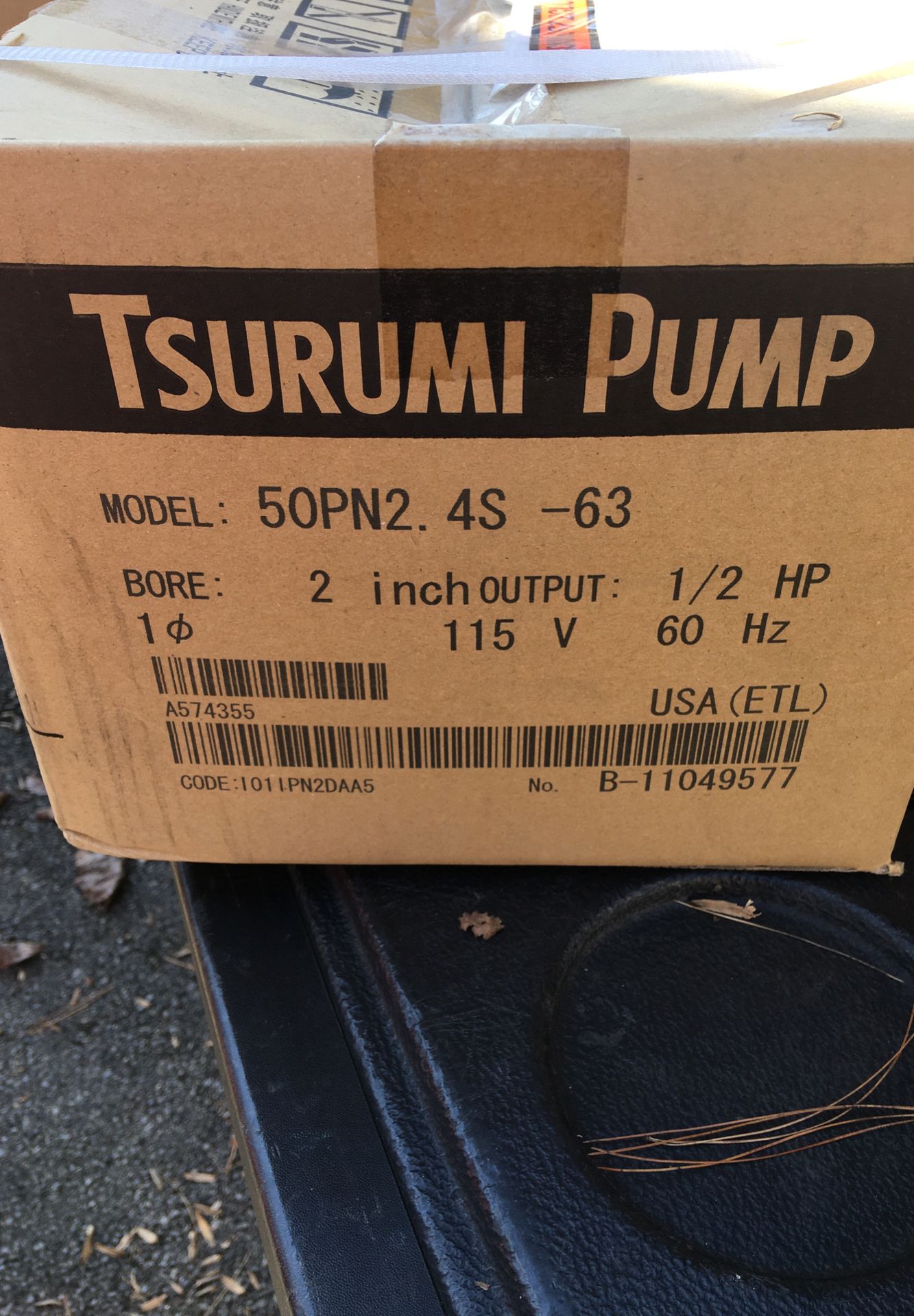 Tsurumi pumps