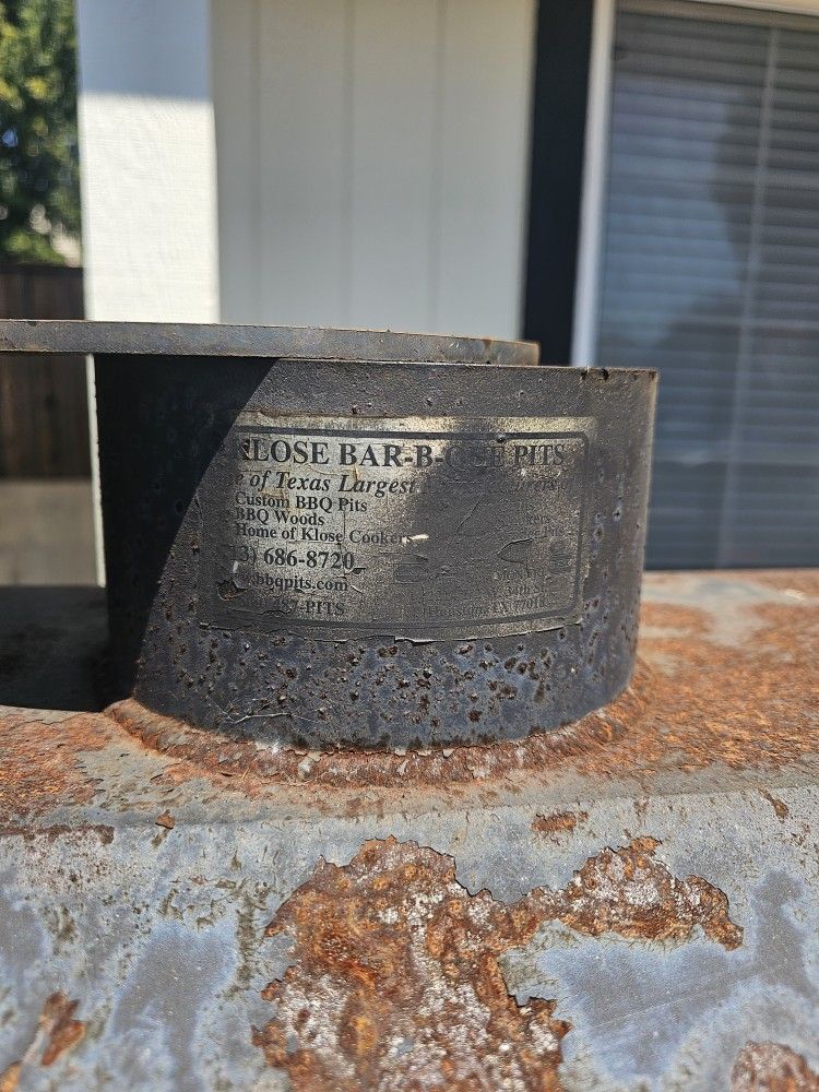 KLOSE OFF-SET SMOKER/BBQ/COLD SMOKER