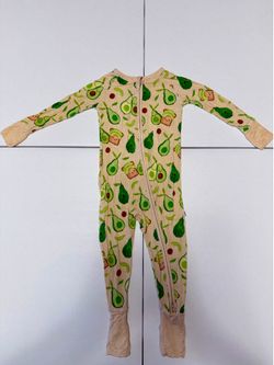 Little Sleepies Bamboo Zippy Pajamas | 12-18M | EUC