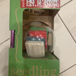 Crewcuts Seedling Let It Snow DIY snow globe.