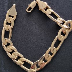 Bracelet 14k Plated 9 inch