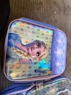 Frozen backpack and lunch bag