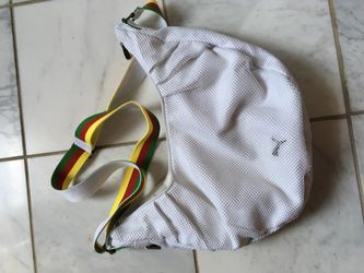 Puma white color Purse or duffel bag with three collar strap