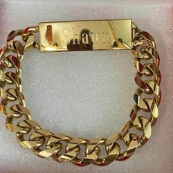 Manilla Hombre Gold Filled Joyería Antigua 