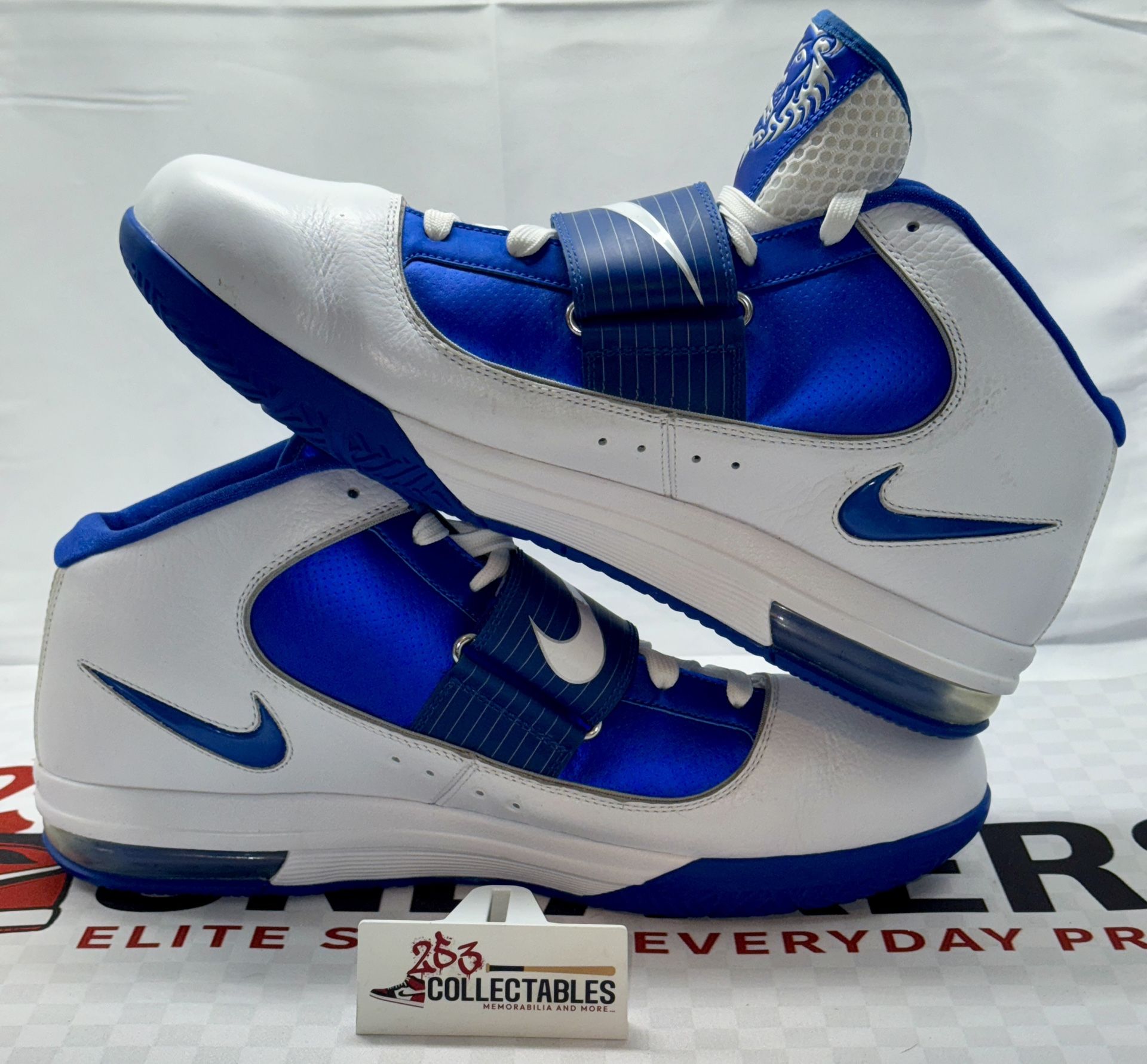 Nike Zoom LeBron 6 – Blue/White (Men’s 16) – Excellent Condition**