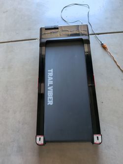 TRAILVIBER Walking Pad Treadmill with 12% 9-Level Auto Incline, 450 lbs Capacity RGB LED Screen, Bluetooth Speaker Under Desk Treadmill