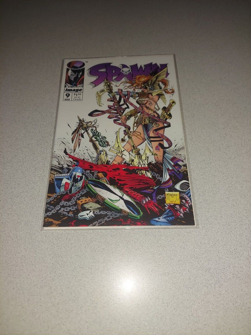 1993 SPAWN #9 COMIC BAGGED AND BOARDED 