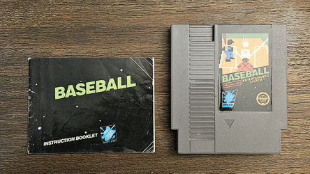 Baseball For NES W/Manual