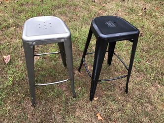 30” Non Matching Metal Stools $10ea