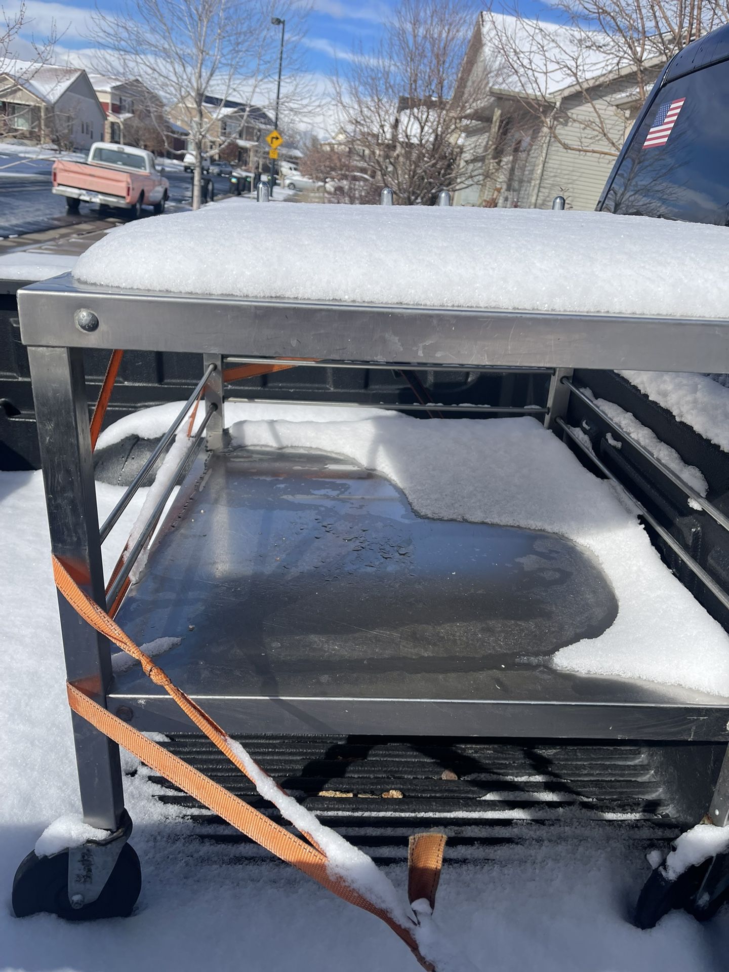 2 Stainless Steel Shop Table