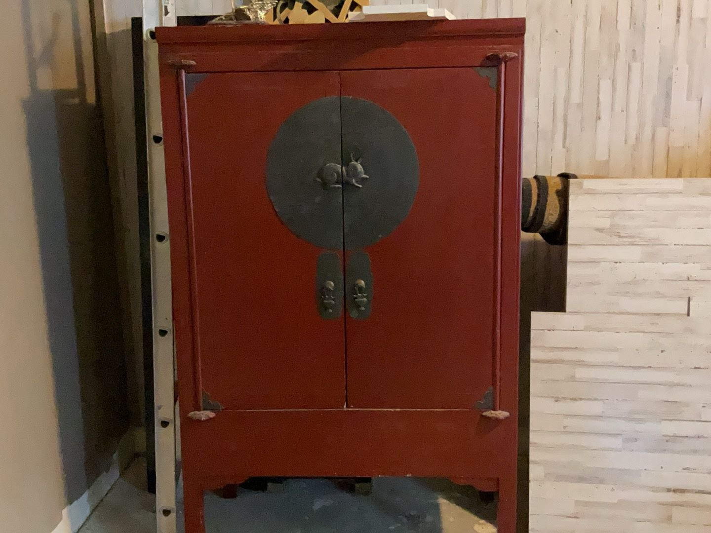 Antique Chinese Chest With Drawers