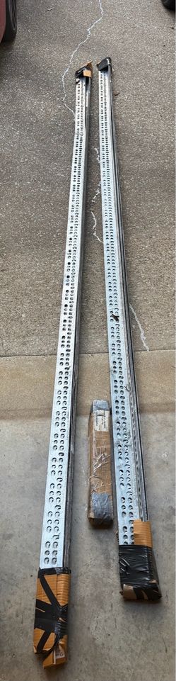 10 pieces of 10’ angled slotted steel,