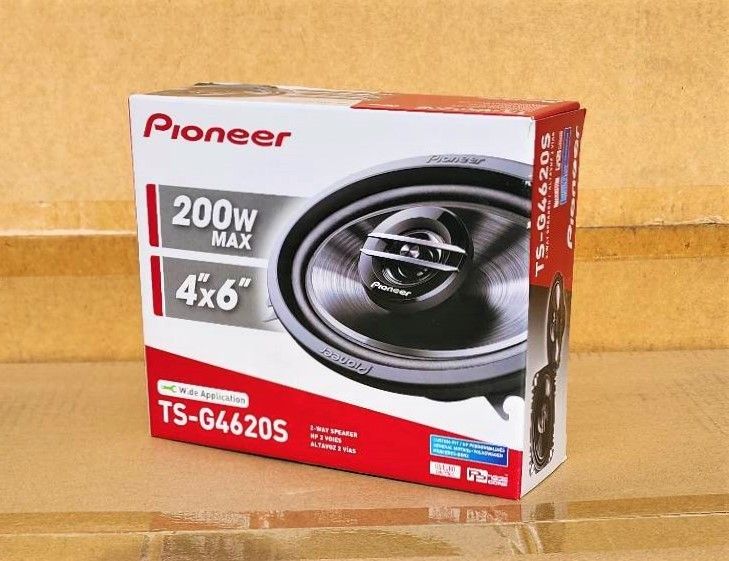 Pioneer TS-G4620S Car Speakers Set 4x6 Inch 2-Way Coaxial Speaker System 200 Watts 🚨 Payment Options Available 🚨 No Credit Needed 🚨 