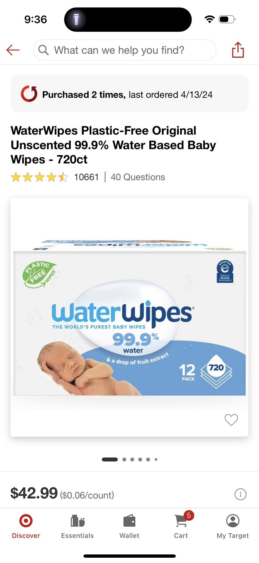 Free Pack 50 Count Of Diapers With Purchased Waterwipes