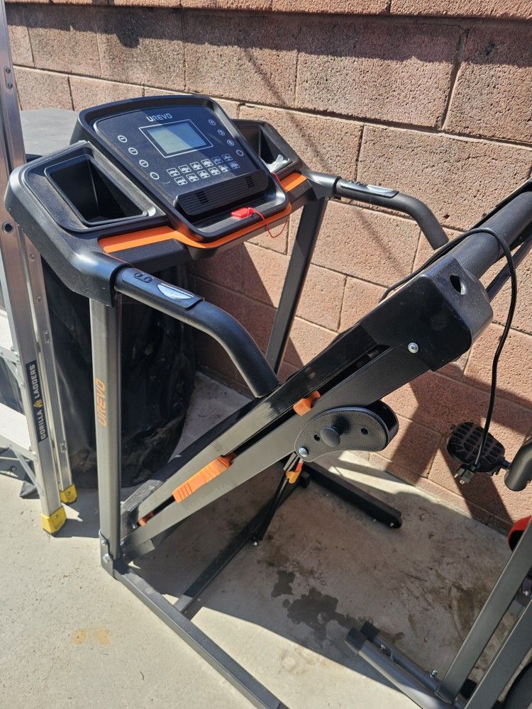 NEW Urevo Folding Treadmill